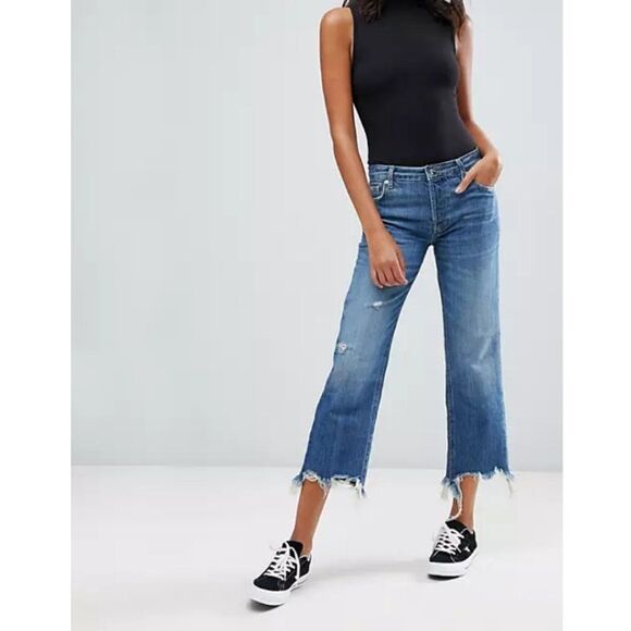 We The Free 'Maggie' Mid-Rise Straight-Leg Jeans                             295 - Picture 2 of 16